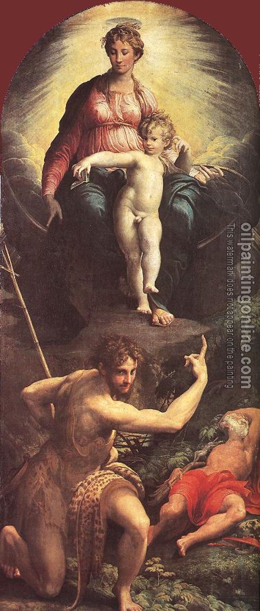 Parmigianino - The Vision of St Jerome